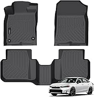 Vista 10 de Auxko Alfombrillas para todo tipo de clima, aptas para Honda CR-V 2017-2022, forros de elastómero termoplástico, accesorios para todas