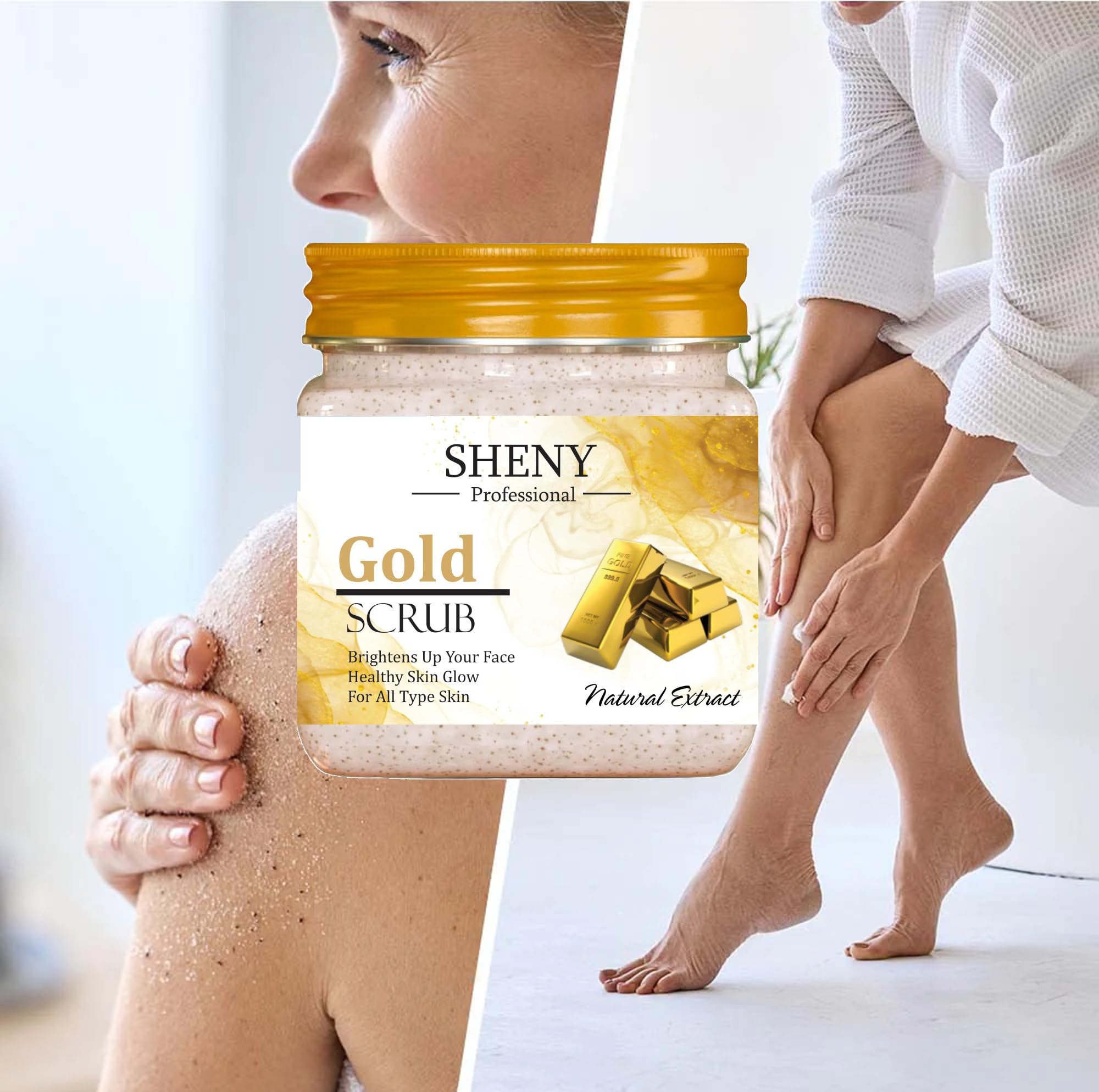 Unisex Gold Body Scrub – Ideal for All Skin Types-picture-36
