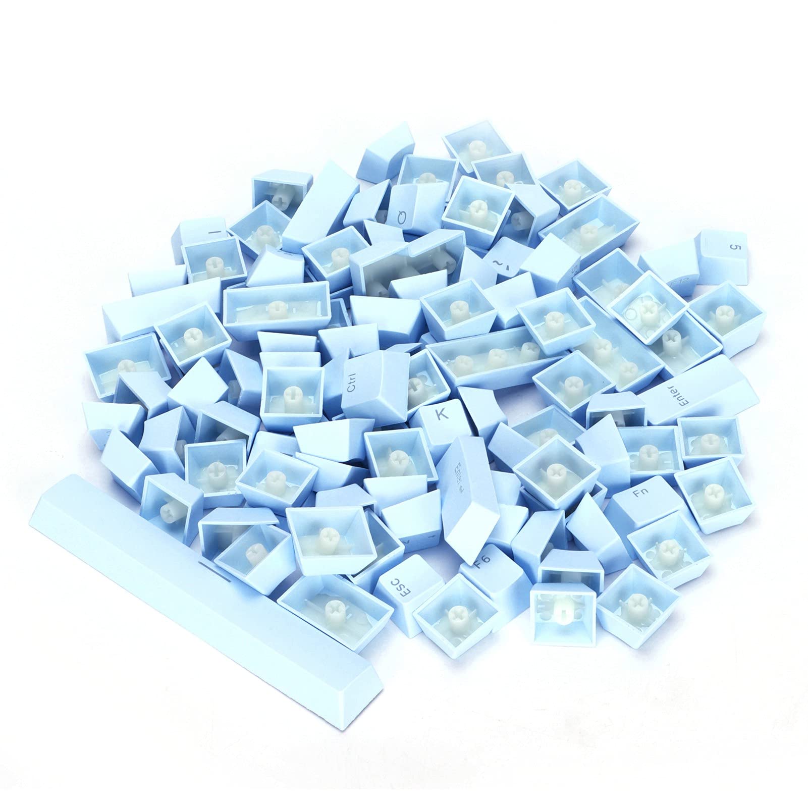 Keycaps PBT 108 Touches - Clavier Mécanique, Double Injection, Résistant à L'usure, 13 Couleurs Au Choix - 10