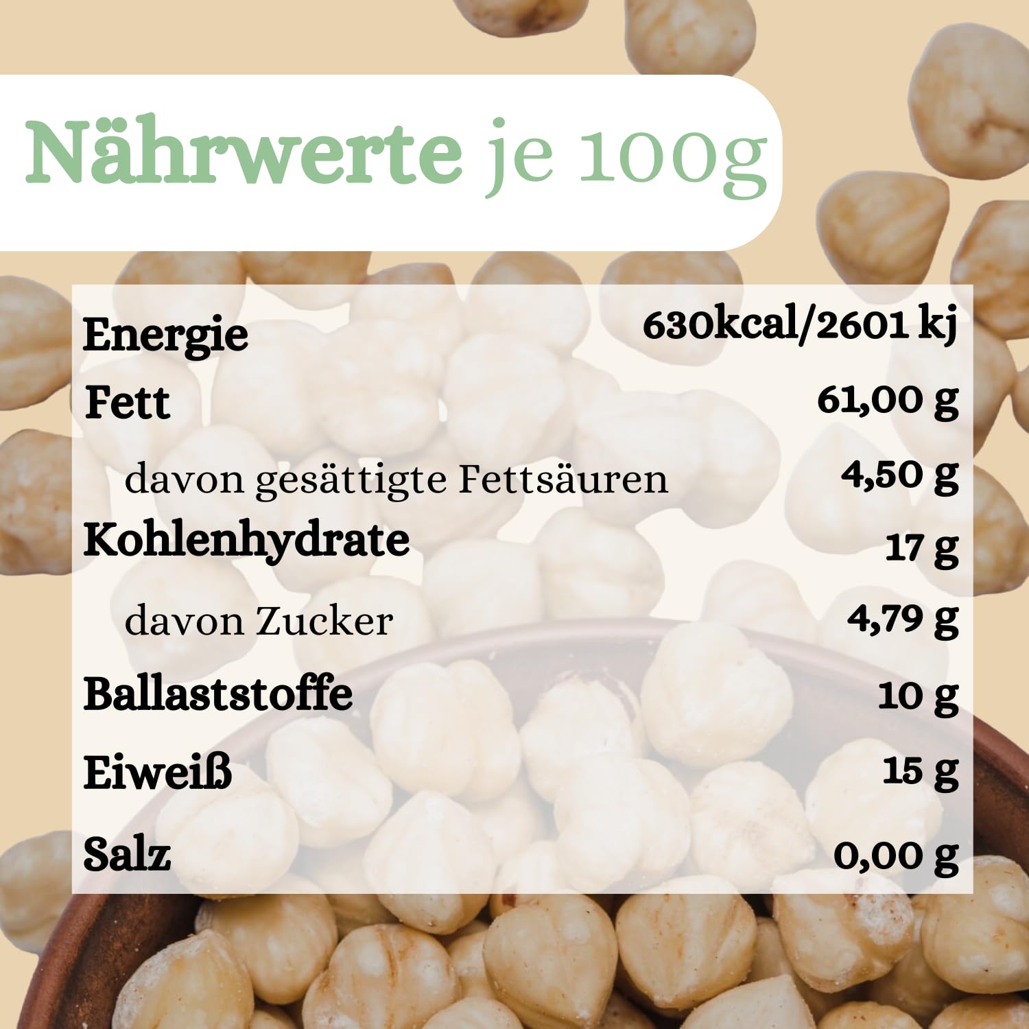 1001 Frucht - Haselnusskerne mit Haut 1000 g naturbelassen, Neue Ernte 2025, Unbehandelte gesunde Nüsse aus Italien - ganze Haselnüsse ohne Schale gentechnikfrei, Haselnuss Rohkost-Qualität