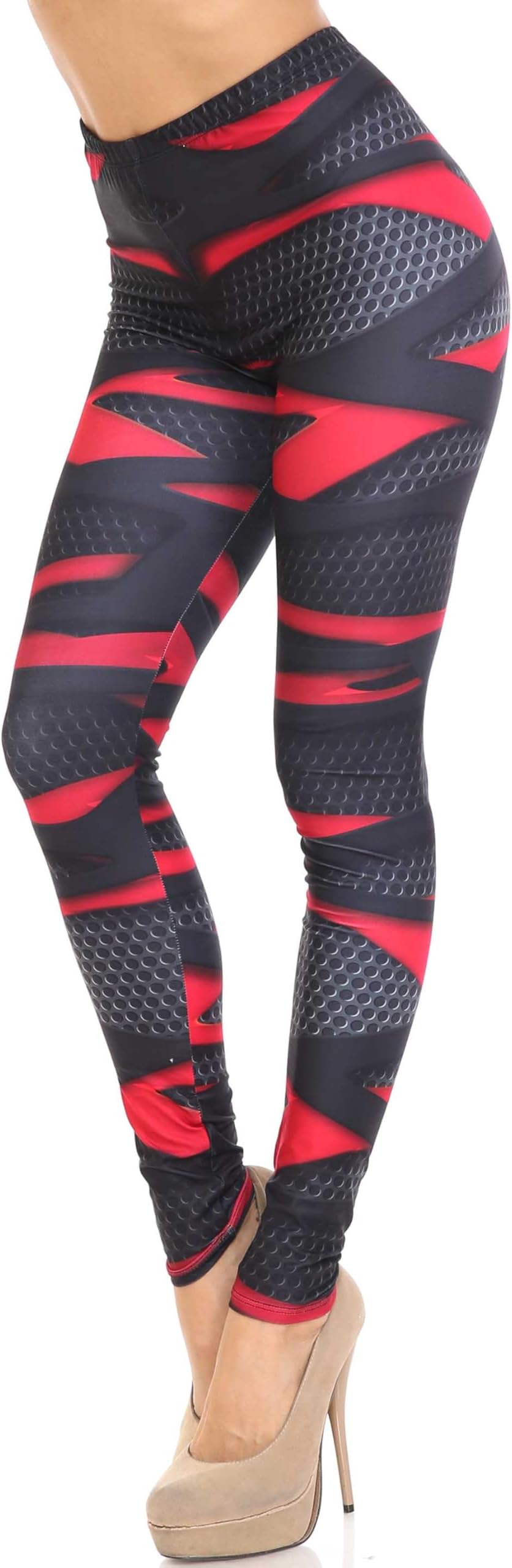 Creamy Soft Premium Women's Leggings Plus Size, High Rise, Stretchy & Breathable, Comfortable Fit - by USA Fashion™