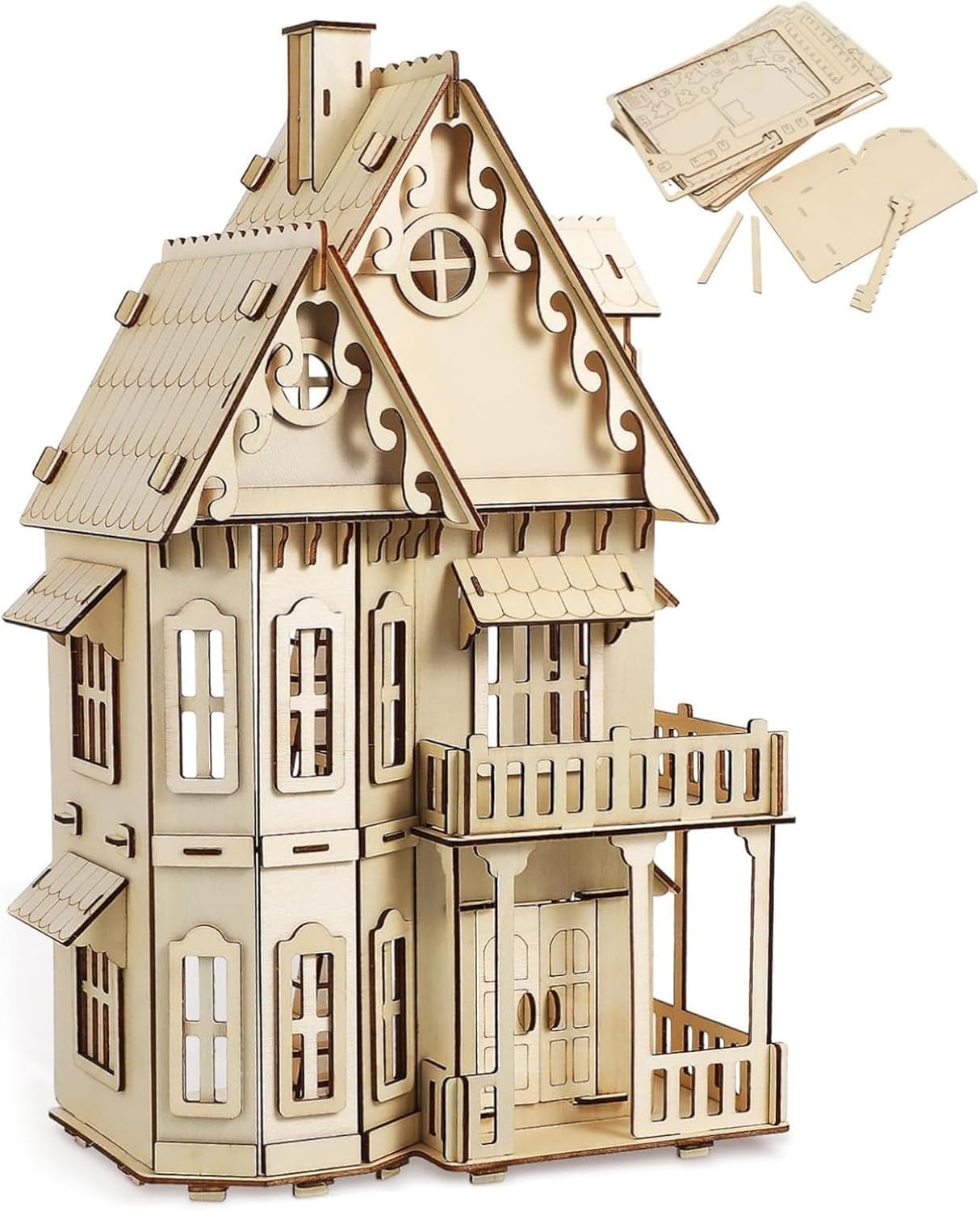 Amazon.com: 3D House Jigsaw Puzzle Model Kit - CUTEROOM Fantasy