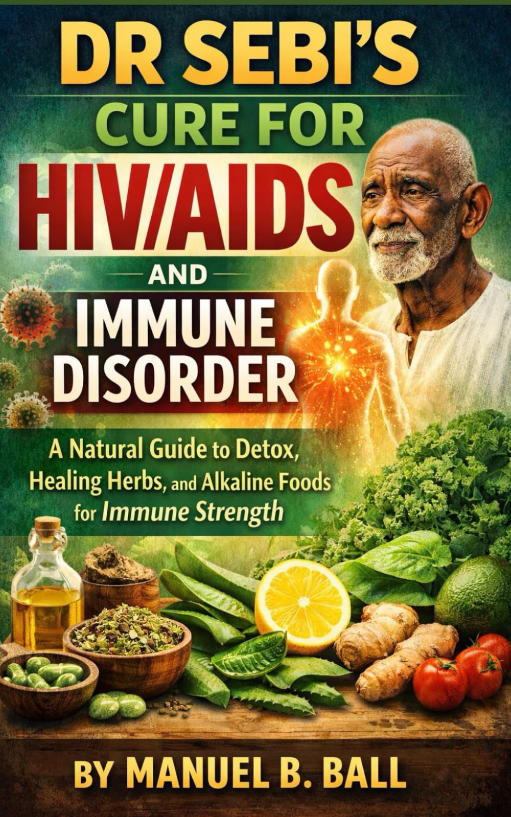 DR SEBI’S CURE FOR HIV/AIDs AND IMMUNE DISORDER: A Natural Guide to Detox, Healing Herbs, and Alkaline Foods for Immune Strength