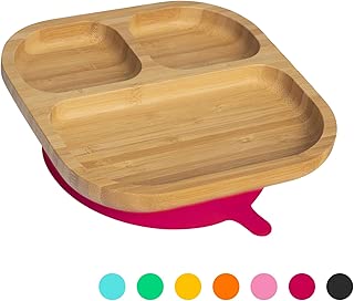 Turquoise Assiette Alimentaire Sure Et Testee Assiette Bebe Set De Table Enfant Assiette Ventouse Pour Bebe Assiette Compartiment Assiette Pour Enfants 27xx3cm Sans Bpa Et Antiderapante