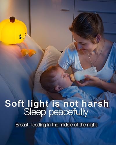 Miniatura 3 de Luz nocturna de calabaza personalizada para niños, estética, genial, raro, cosas lindas, regalo kawaii, lámpara de noche para bebé, decoración de