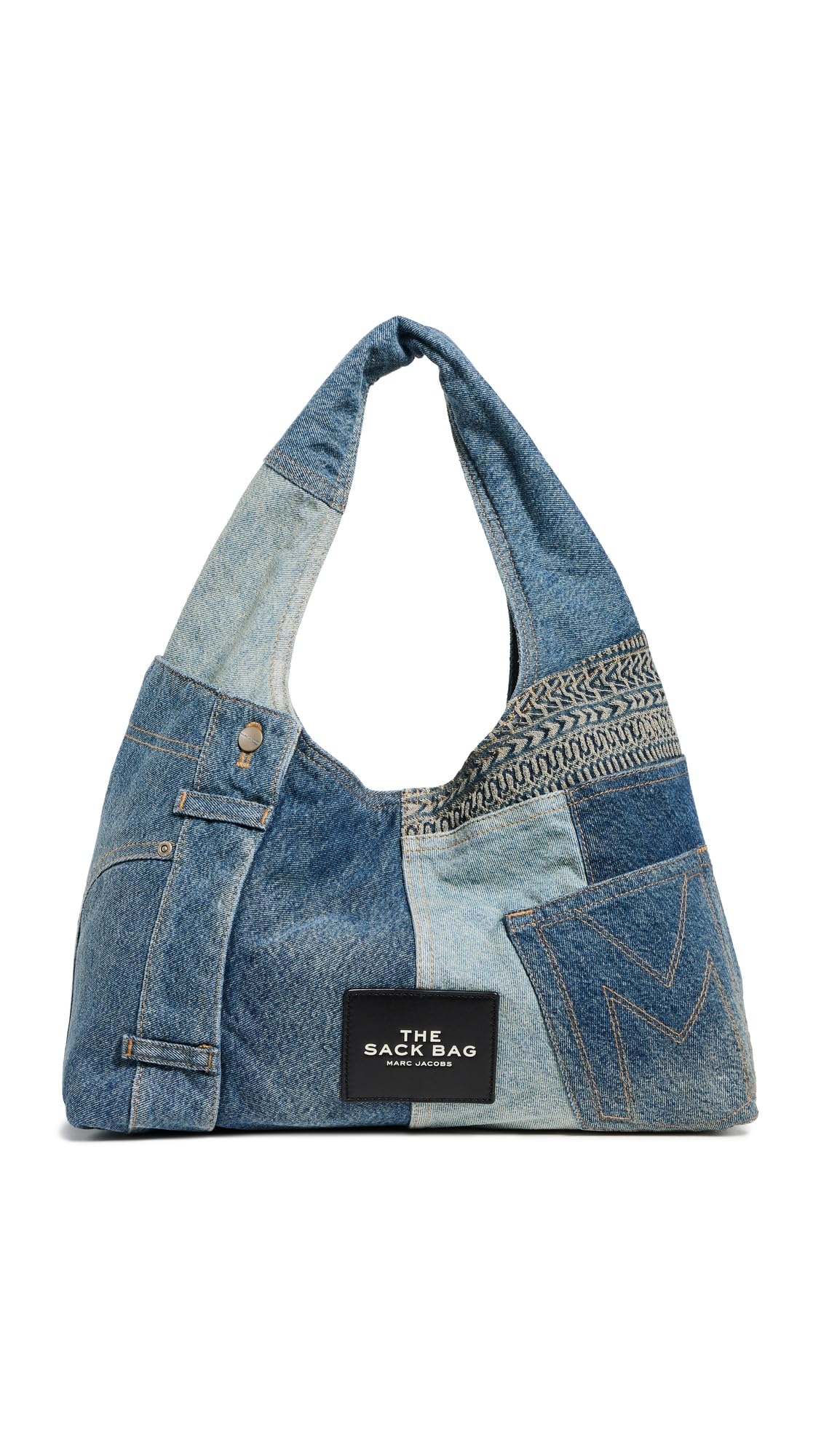 MARC JACOBS Women's The Sack Bag, Indigo Multi, 1x1x1