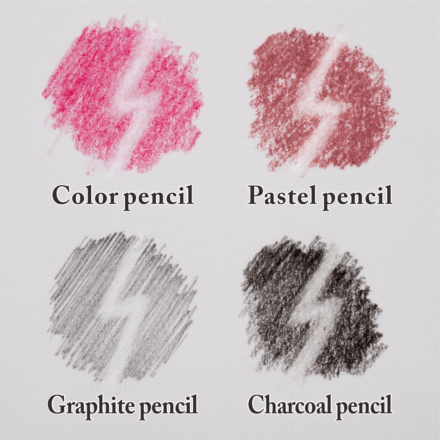 Pasler Eraser Pencil Set of 4, White, Basswood, Brush Eraser, Fine Point Erasing, for Drawing and Writing - Image 4