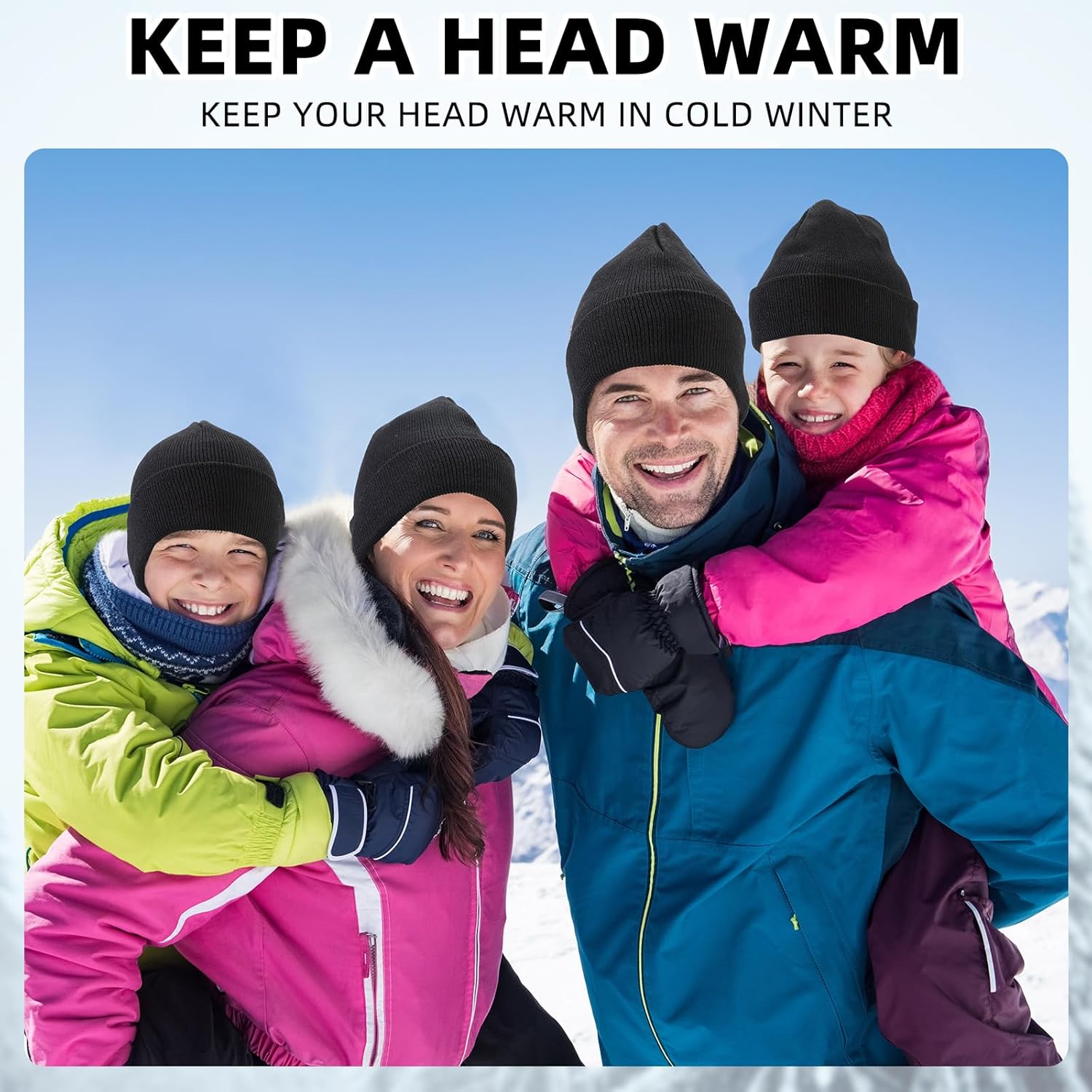 300 Pcs Bulk Winter Beanie for Homeless Donation Unisex Warm Knitted Beanie Cap Skull Cap for Women Men - Image 6