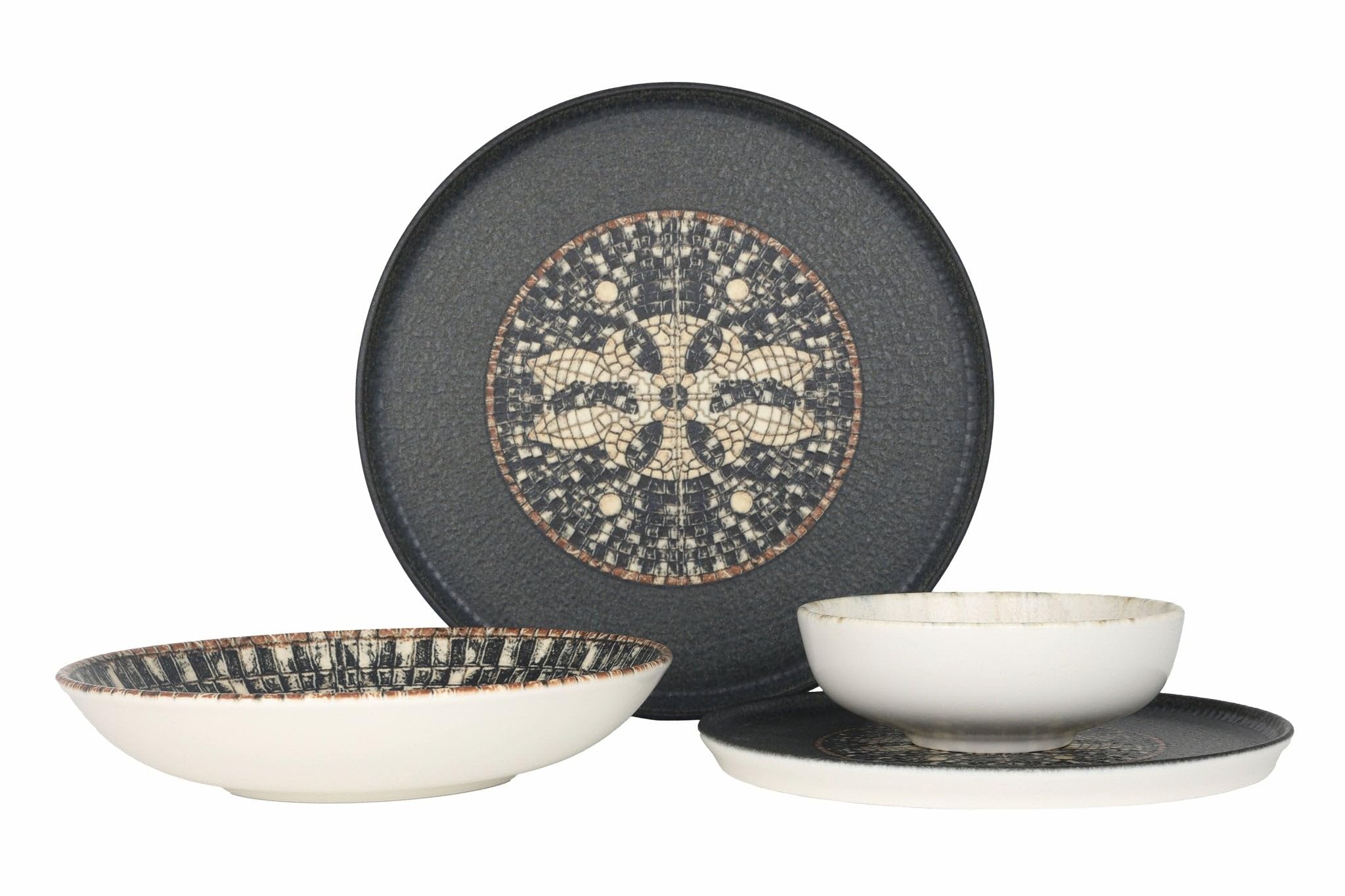 Bonna Zestaw obiadowy - Mesopotamia - 24 sztuki - 6 Osób - Porcelana