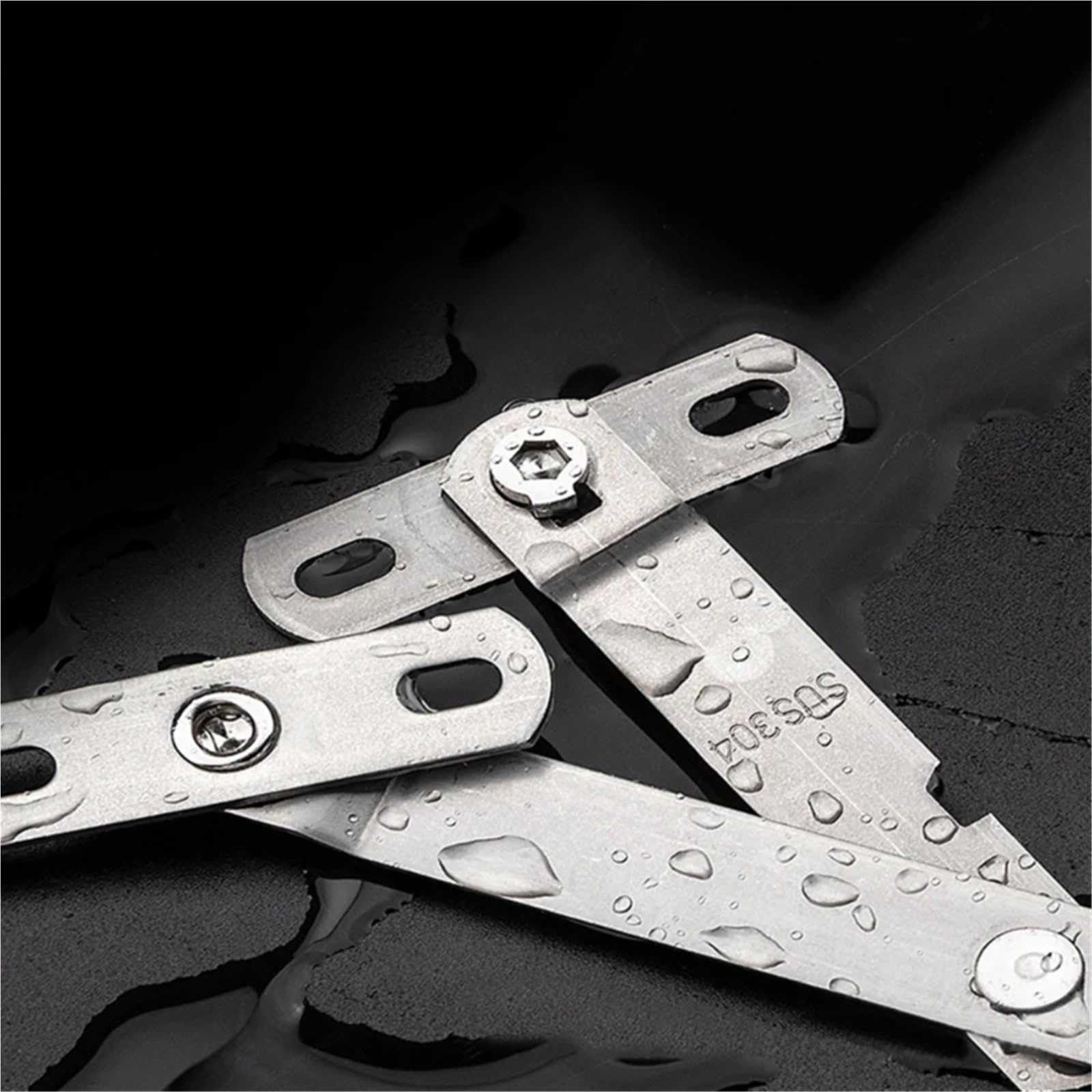 Limitatore per finestra in acciaio inox, 10 pezzi, comodo blocco per finestra (L)