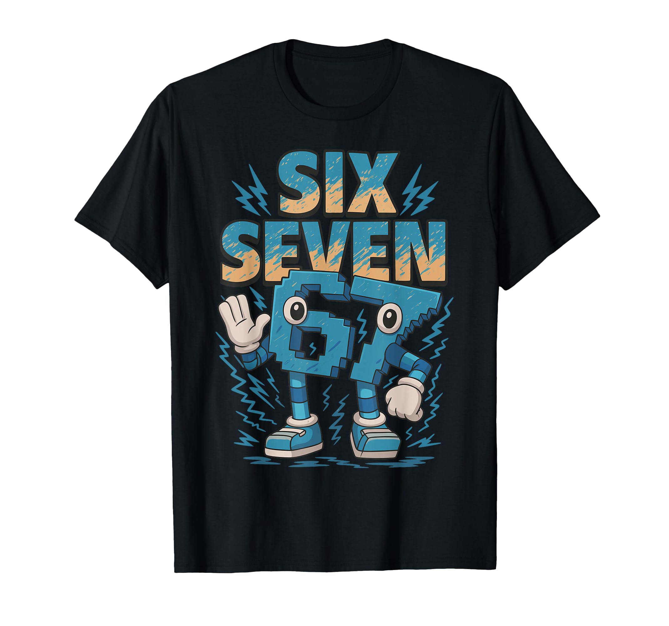Kids Meme 67 Six Seven 6 7 Italian Brainrot T-Shirt