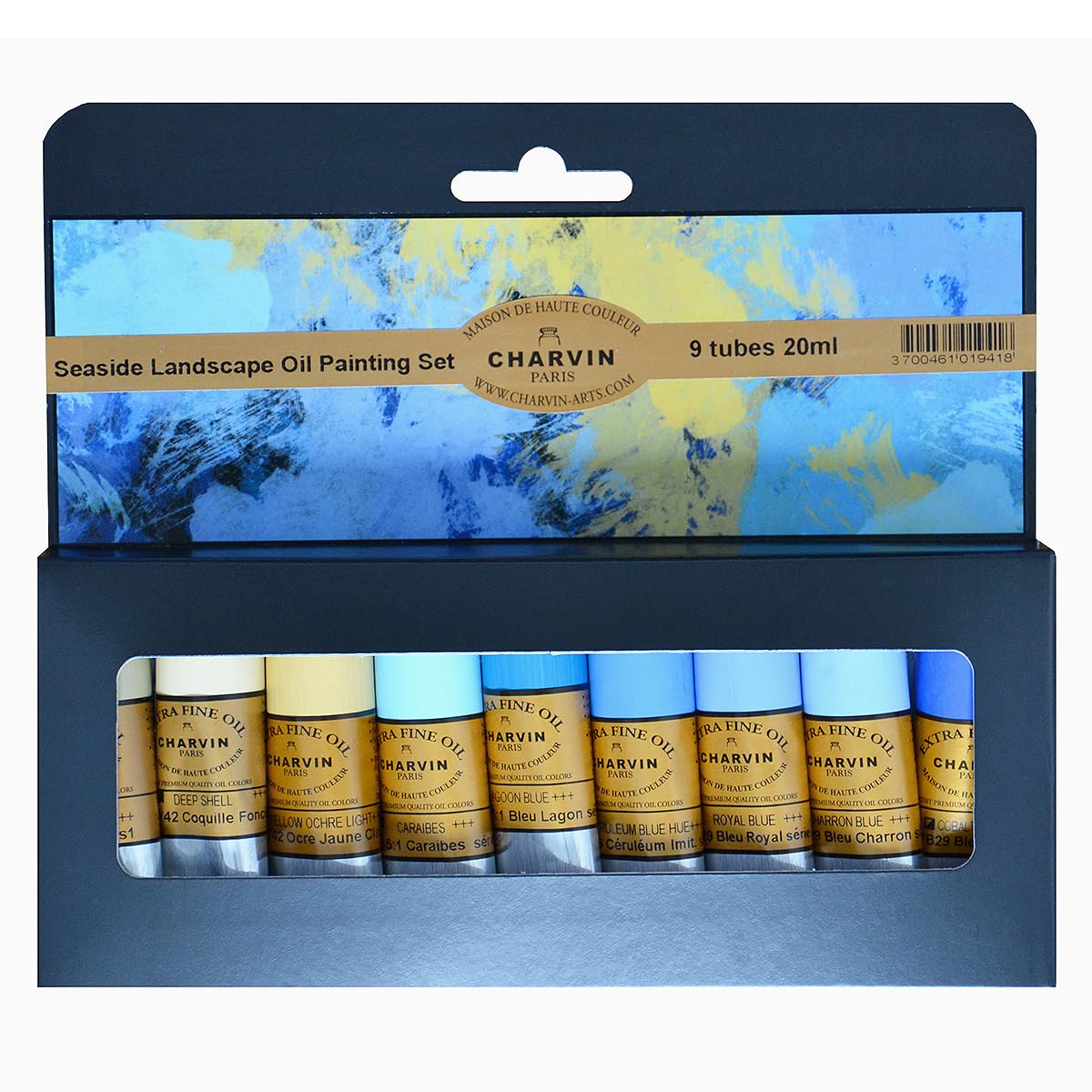 Amazon.com: Charvin Extra Fine Professional Oil Paint Set for
