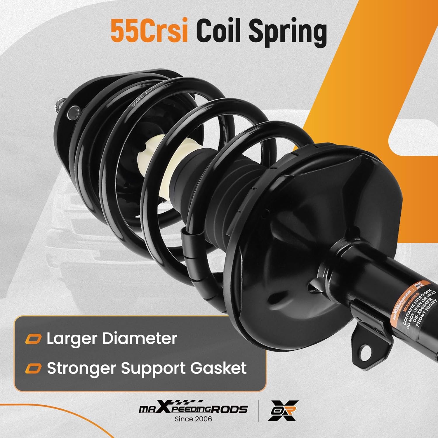 maXpeedingrods 172116 172117 Front Strut for Toyota Matrix AWD FWD 2003-2008 Pontiac Vibe AWD FWD 2003-2008, Complete Shock Absorber Strut with Coil Spring Assembly, 2Pc