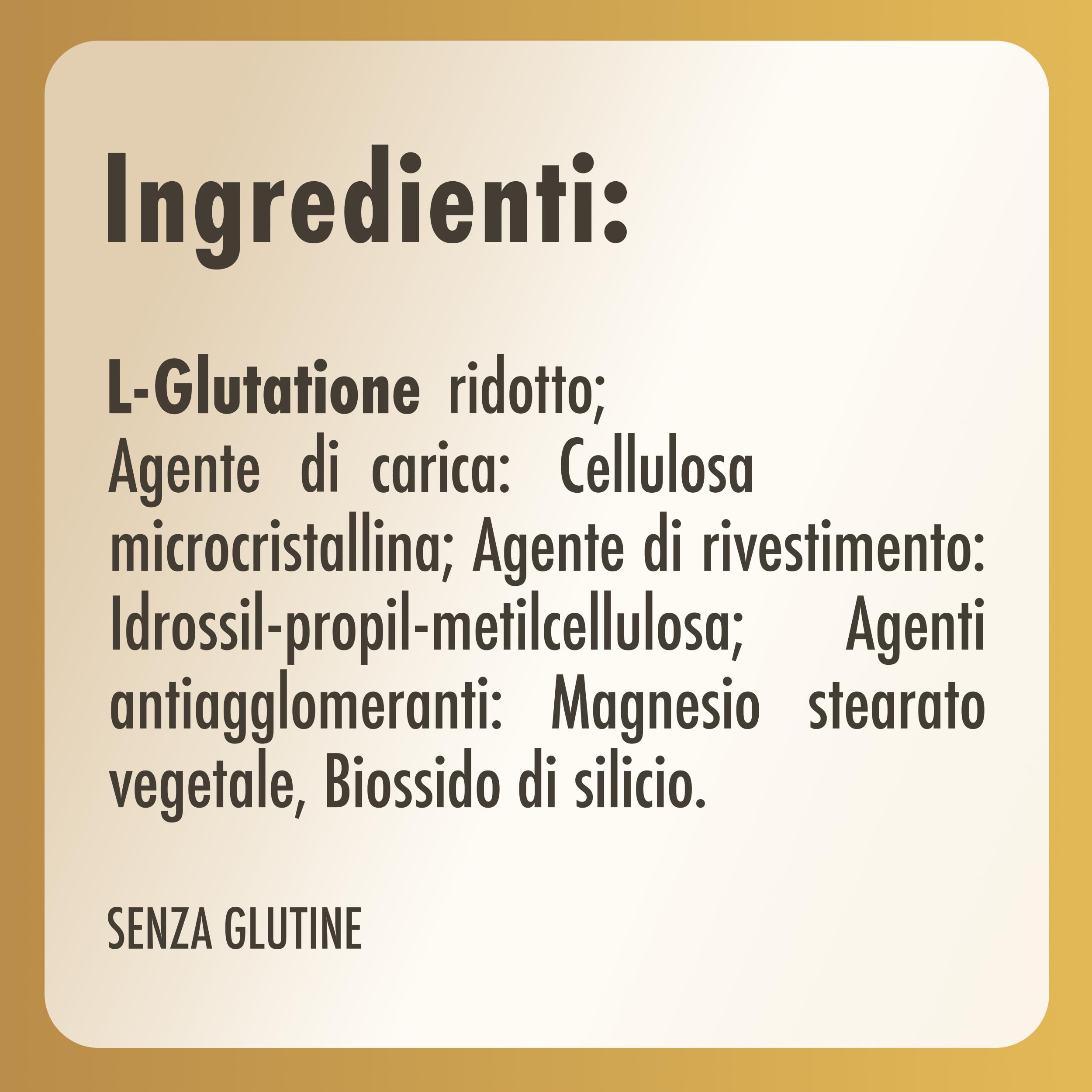 Solgar GLUTATIONE 250, 30 capsule vegetali – L‑Glutatione (GSH) 250 mg – equilibrio redox