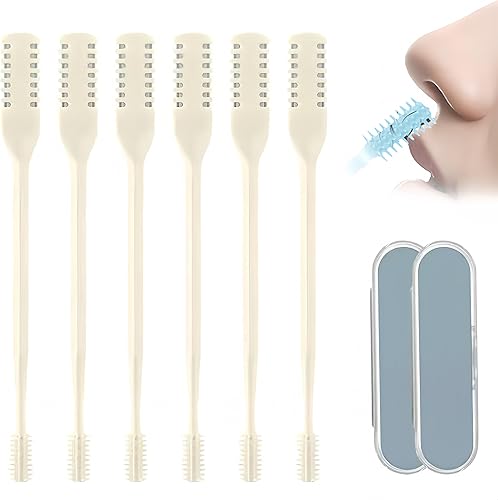 Miniatura 10 de Cortador nasal de pelo nasal giratorio de 360°, cuchillo de doble cara para nariz, cortador manual de vello de nariz, cuchillo portátil para mujeres