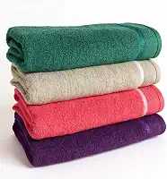 4 Toalhas De Banho Gigante Gramatura 500 G/m² Grossa Felpuda Eleganz (Multicolorido)