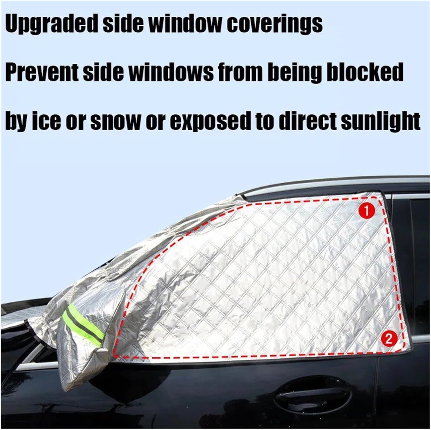 Snow Protection for Cars Car Windshield Snow Cover Side Window Protector Covers Ice Sun Shade Dust Frost Freezing(Small 1PC)