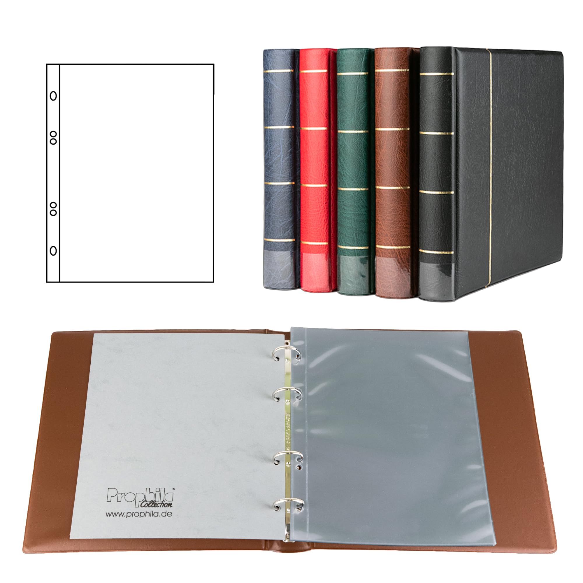 Prophila First Day Sheets album with 20 pockets for First Day Sheets