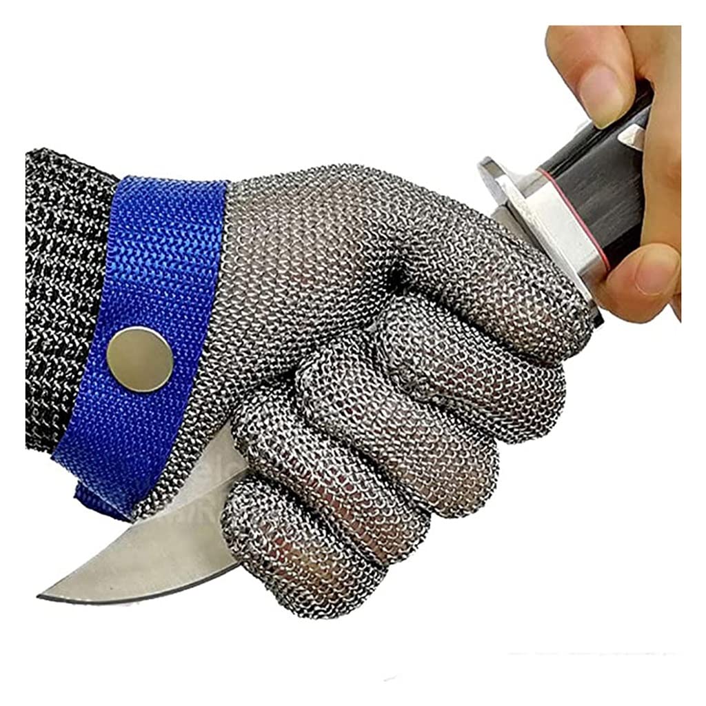 Safety Work Gloves Rękawice Kuchenne Do Żywności Rękawice Cięte I Dźgające Rękawice Ogrodowe Ogrodnictwo Bezpieczeństwo Rękawice Stalowe Drut Materiał (Size : 6pcs/xl)