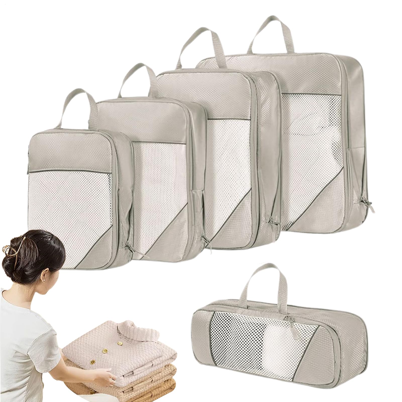 Sacs de compression voyage imperméables gain de place pour vêtements