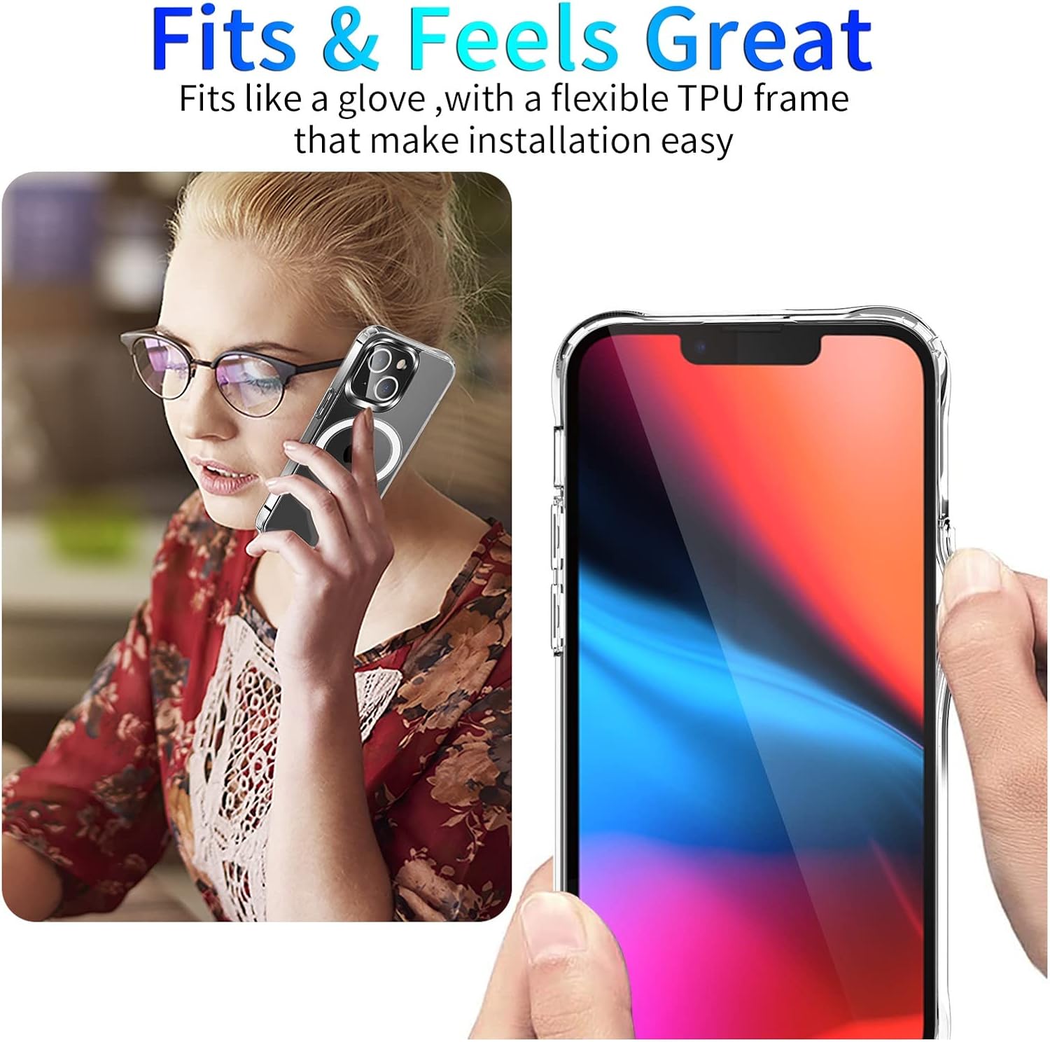 المثالي - حافظة حماية مغناطيسية متوافقة مع ايفون 14، حافظة شفا... - view 5