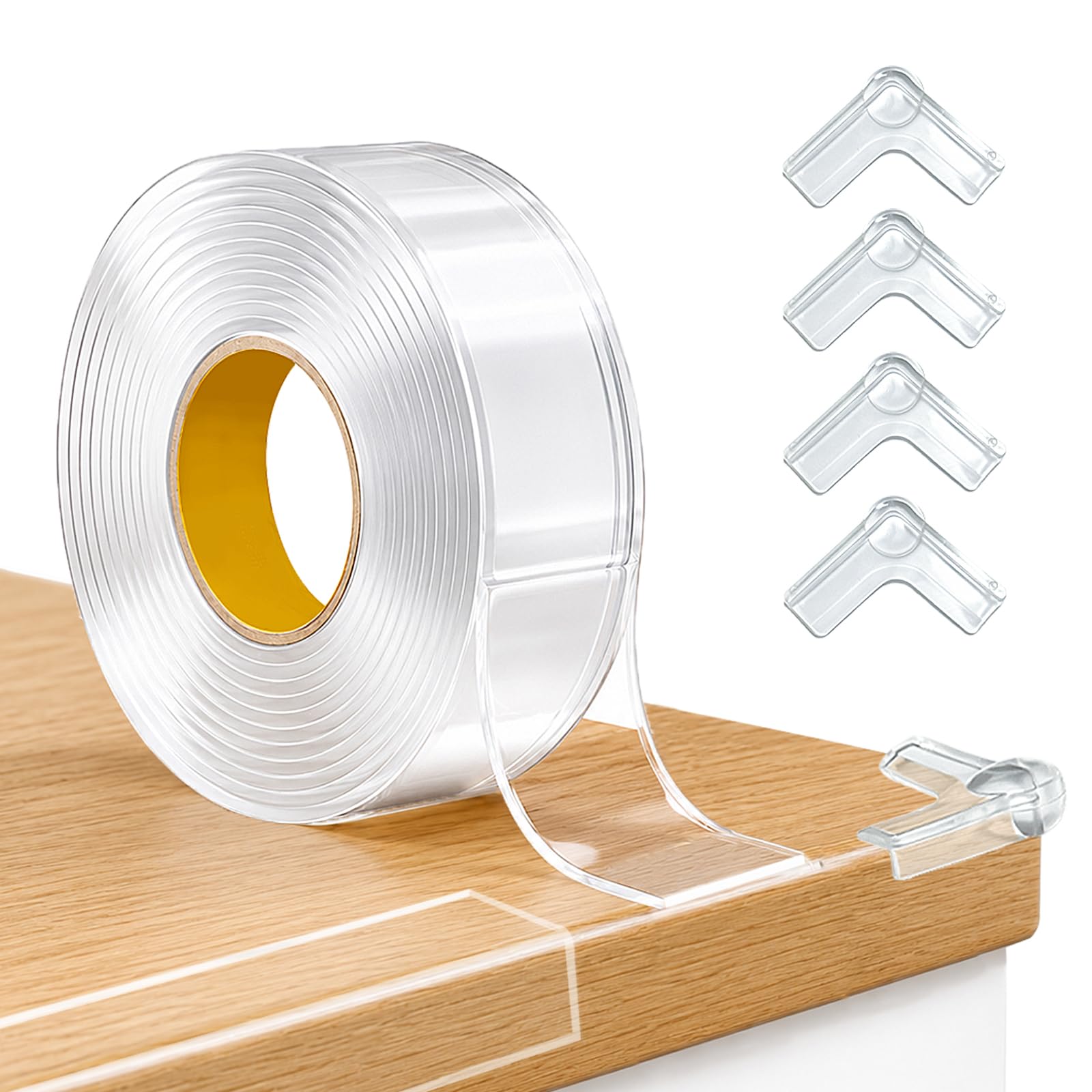 Gobiufy Clear Edge Protector Strip for Baby 20mm x 3m Baby Corner Protector