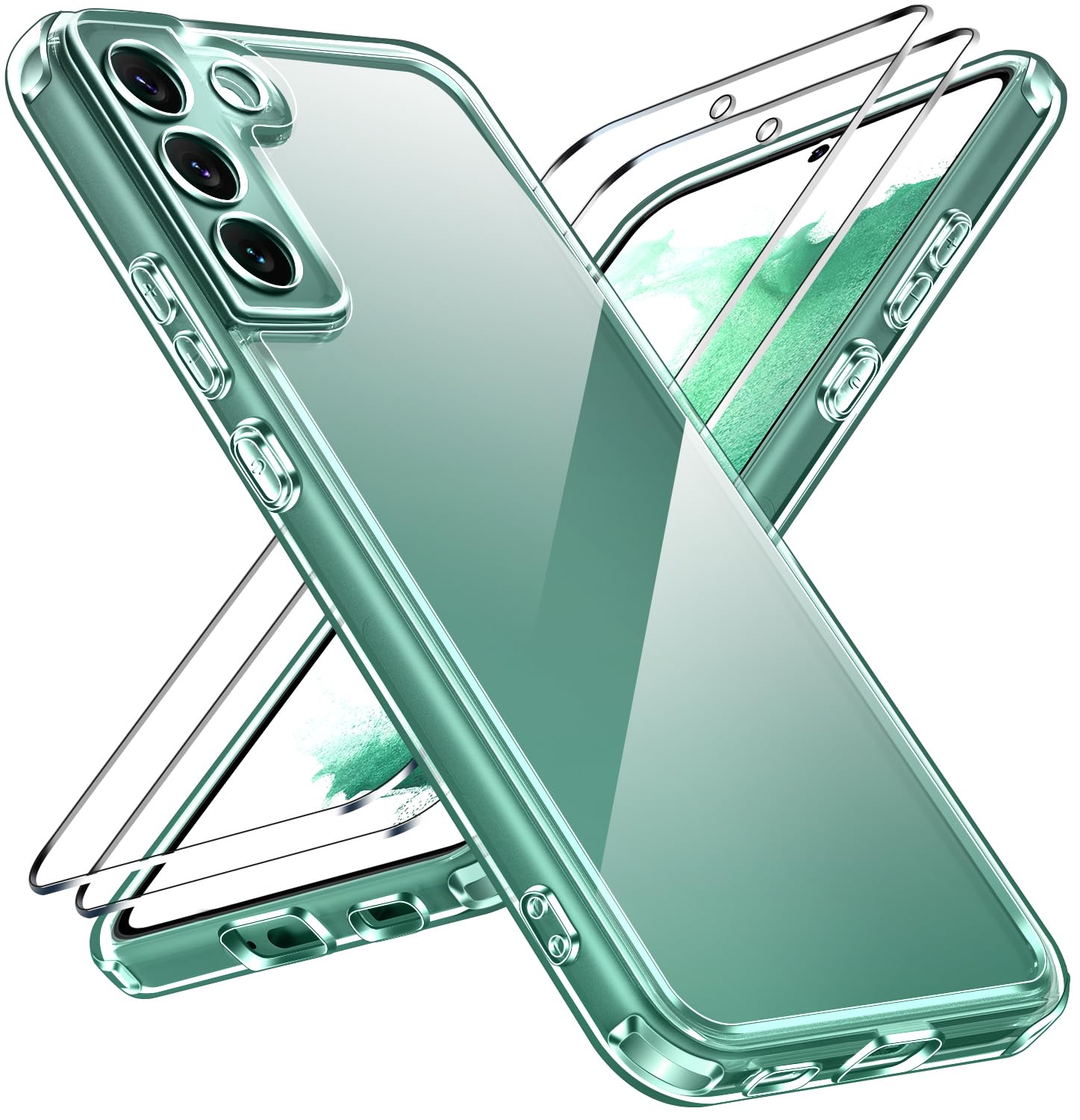 ivoler Clara Funda para iPhone 17, con 2 Piezas Cristal Templado, [Protección Militar] Anti-Amarillo Carcasa Antigolpes Bumper Case Cover - Transparente — view 124