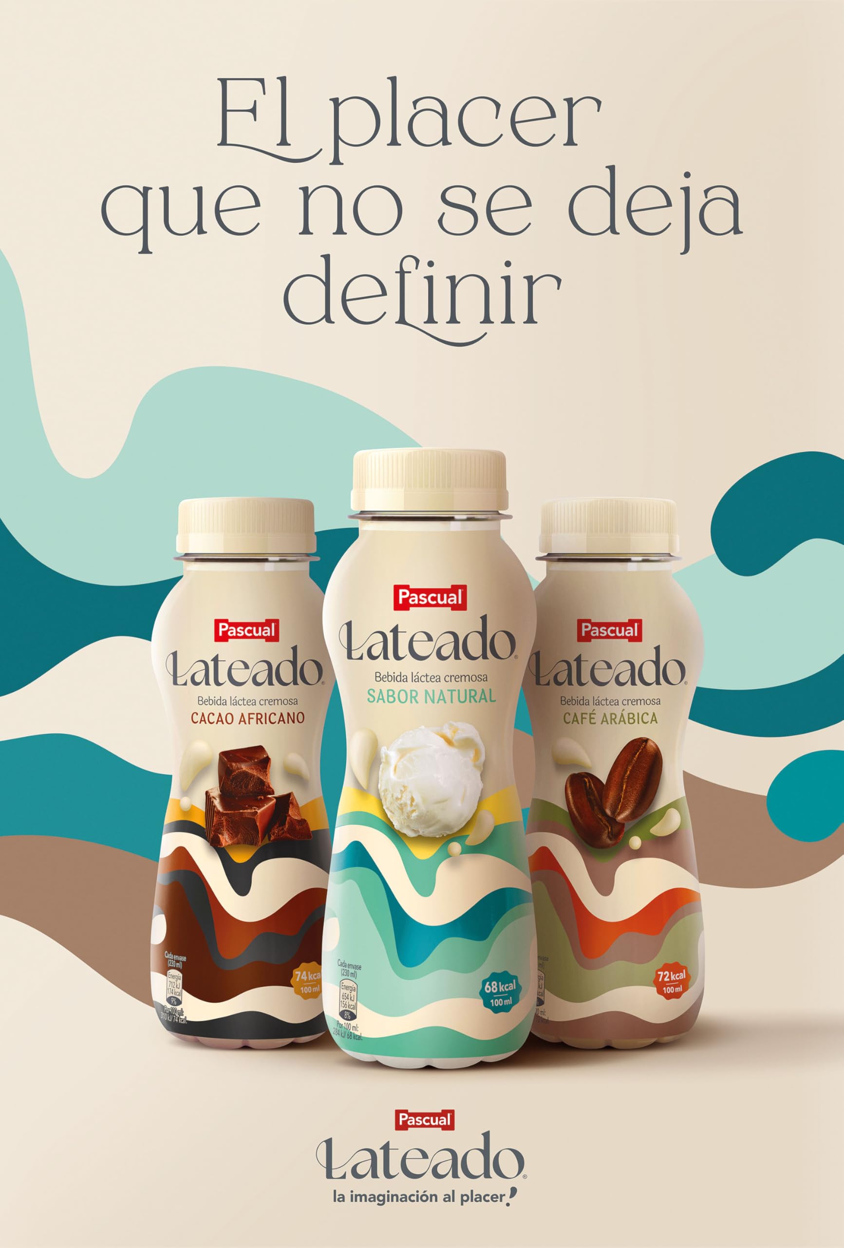 Pascual Lateado Batido Sabor Café Arábica Bebida Láctea Cremosa Caja 12 Briks 230 ml