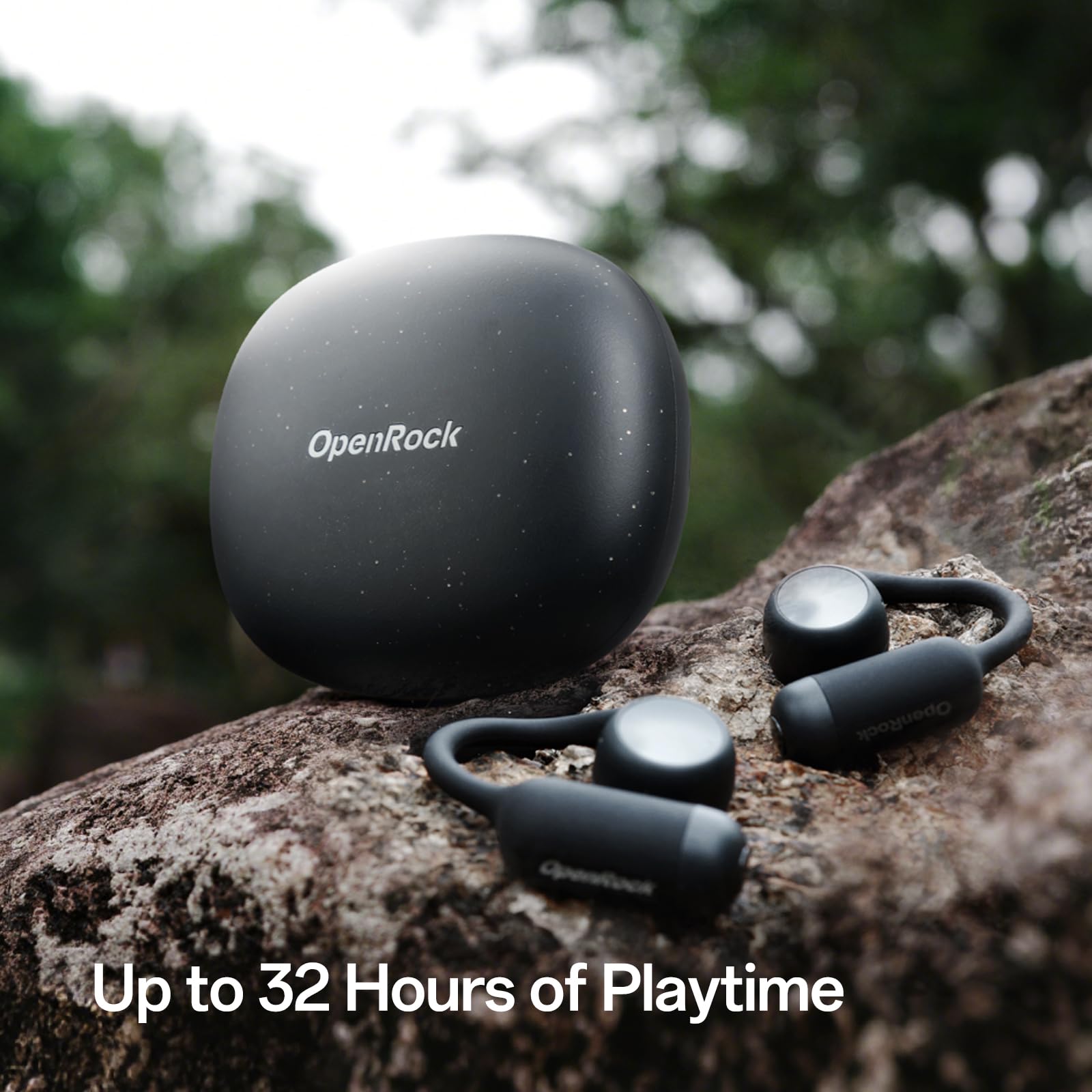S2 Słuchawki douszne Open Ear, Ultralekkie z Zagiętym Dousznikiem, Hi-Res LDAC, Potrójna Wodoszczelność (IPX5), Bluetooth 6.0, Sterowanie Aparatem, 32H Odtwarzania, Przejrzysta Rozmowa