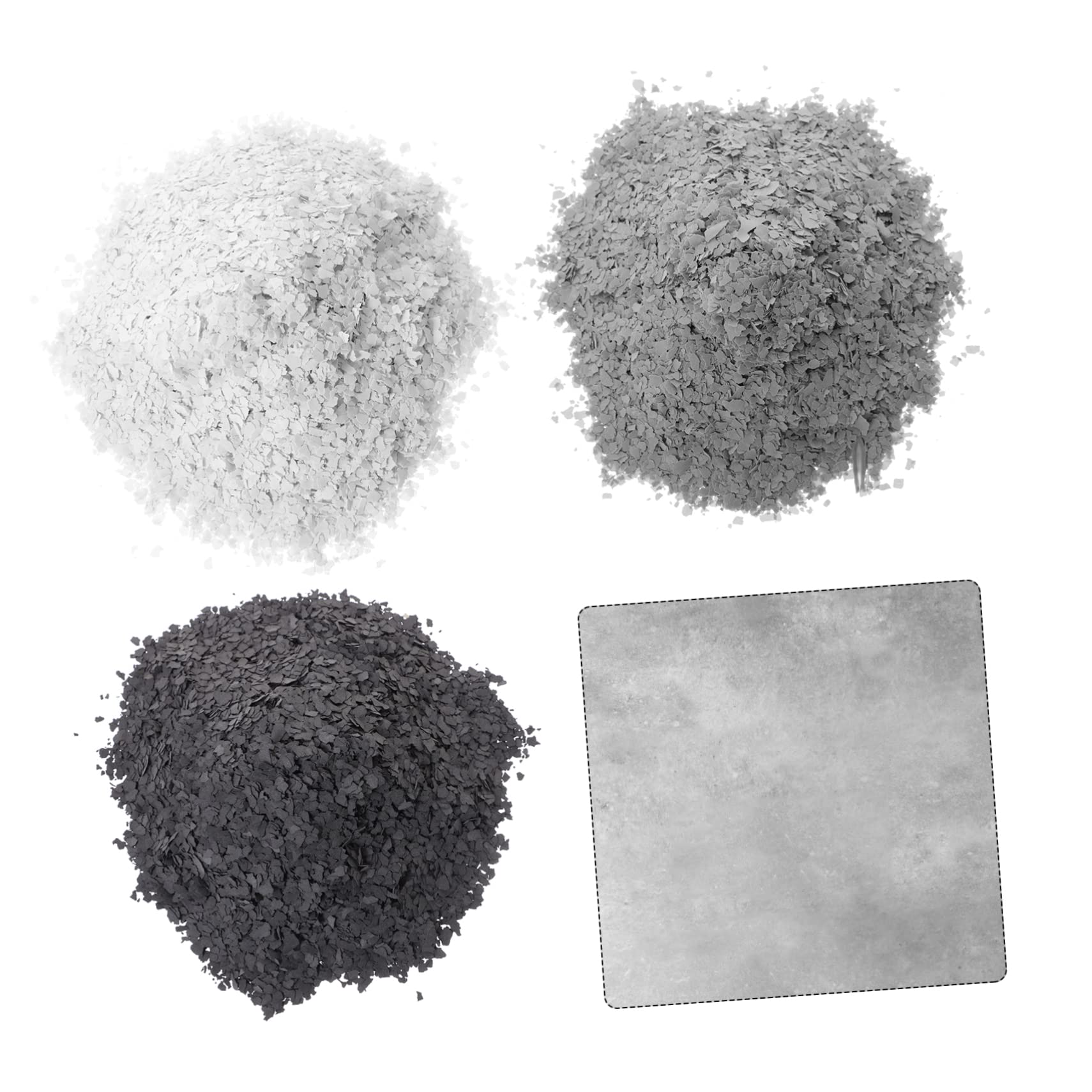 Pintura para Hormigón Exterior 1kg, Natural Flakes, 1 Pack