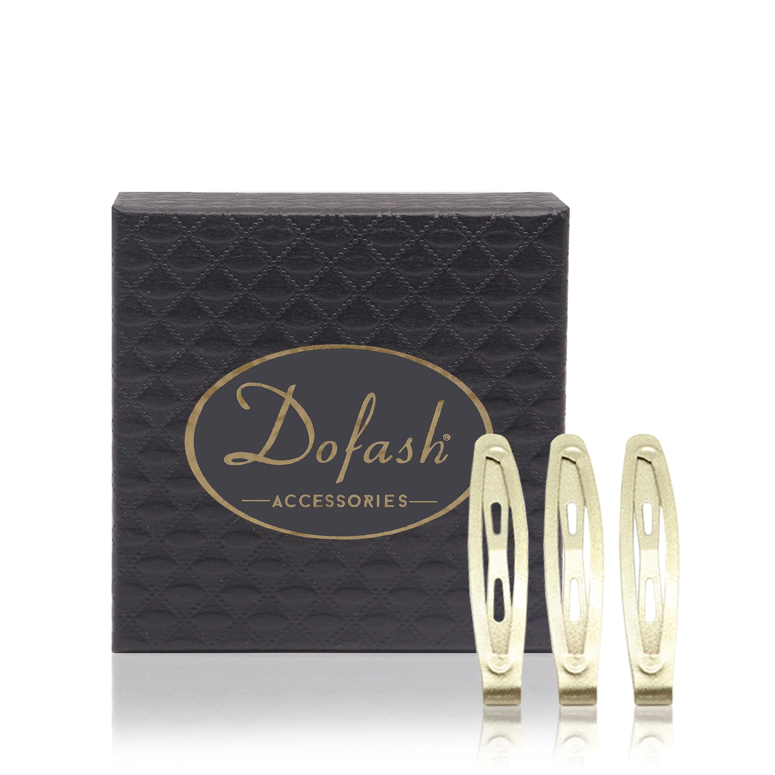 20Pcs 4.5CM/1.77IN Mini Slim Snap Hair Clips Hair Barrettes Hair Accessories for Women Thin Hair (Blonde)