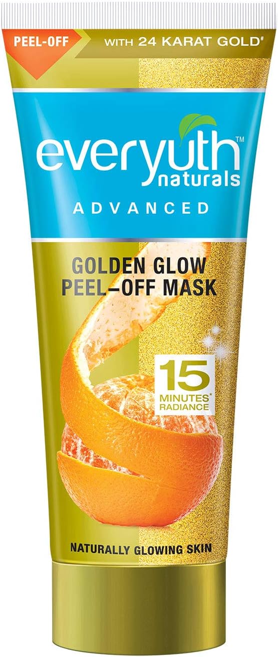 Everyuth Naturals Advanced Golden Glow Peel-off Mask, 90gm, Tube