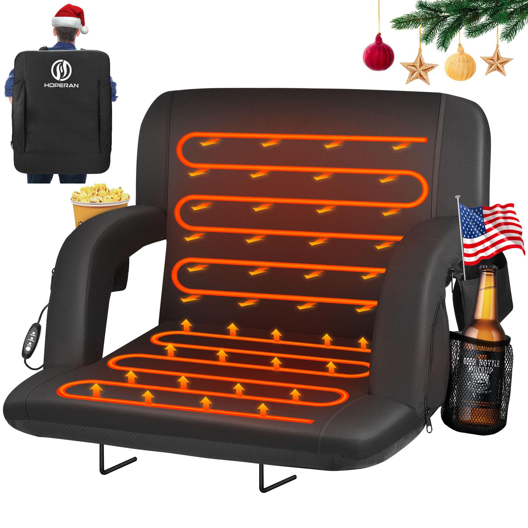 Double Heated Stadium Seats For Bleachers