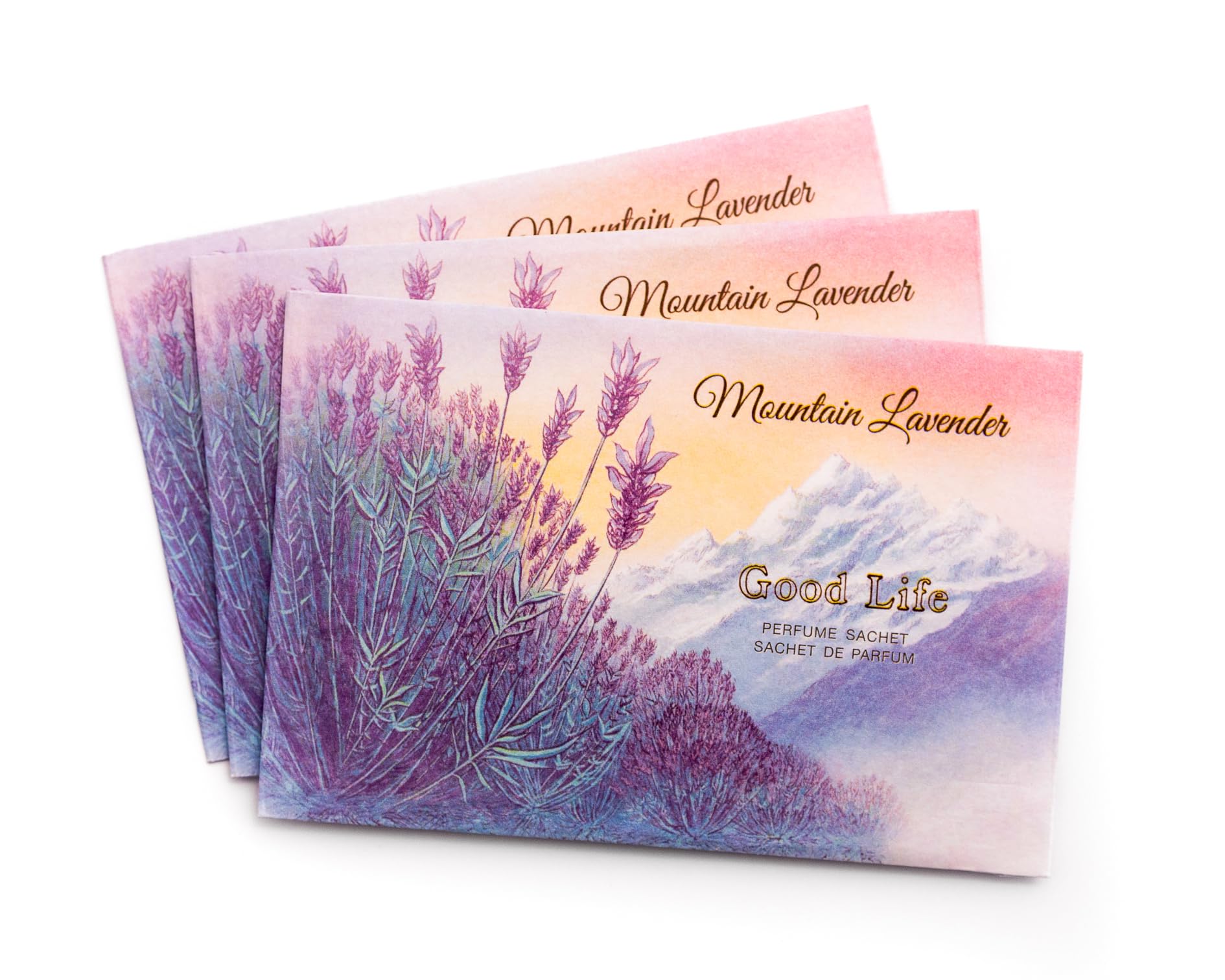 Good Life Mountain Lavendelduftets | Entwickelt und hergestellt in Neuseeland | 12 Beutel