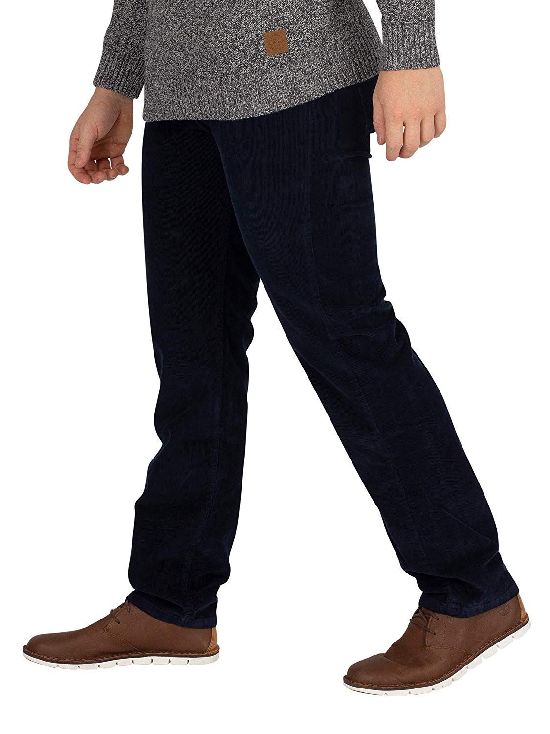 Lois Jeans de los Hombres Pantalones de Pana Sierra Fina, Azul