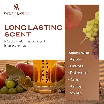 Swiss Arabian Essence of Casablanca Perfume Oil 12ml