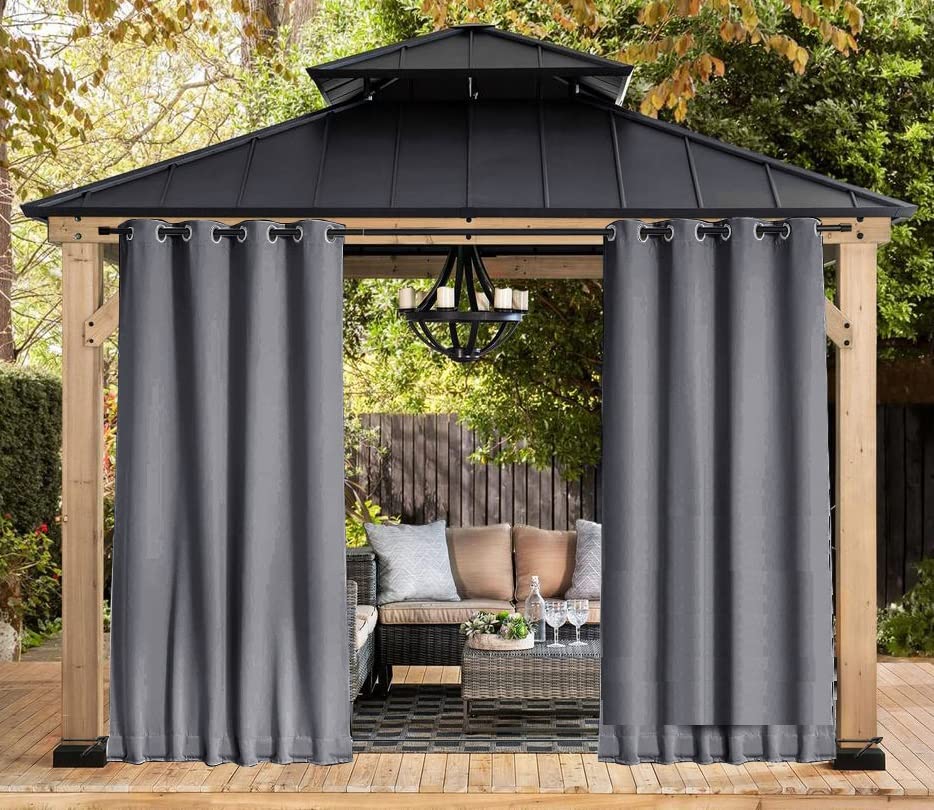 See full amazon price history chart for MetDeals Waterproof & Sun Blockage Blackout Curtains with Top SS Grommet & Bottom Back Tab with Rope for Outdoor/Indoor Use (Grey 4.5X4.5 Feet) 1 Piece MetDeals Waterproof & Sun Blockage Blackout Curtains with Top SS Grommet & Bottom Back Tab with Rope for Outdoor/Indoor Use (Grey 4.5X4.5 Feet) 1 Piece (B0B7JZ6PGF) Amazon Price History, Amazon Price Tracker