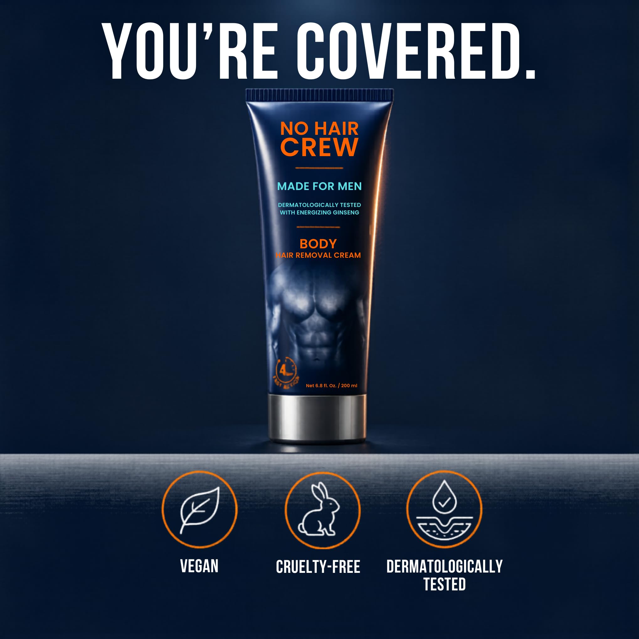 No Hair Crew Body Hair Removal - Painless Manscaping -8 No Hair Crew Body Hair Removal - Painless Manscaping -8