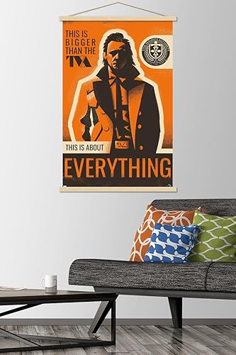 Miniatura 8 de Trends International Marvel Loki Season 2 - Póster de pared de Loki Everything, 22.37 x 34.00 pulgadas, paquete de impresión premium y colgador