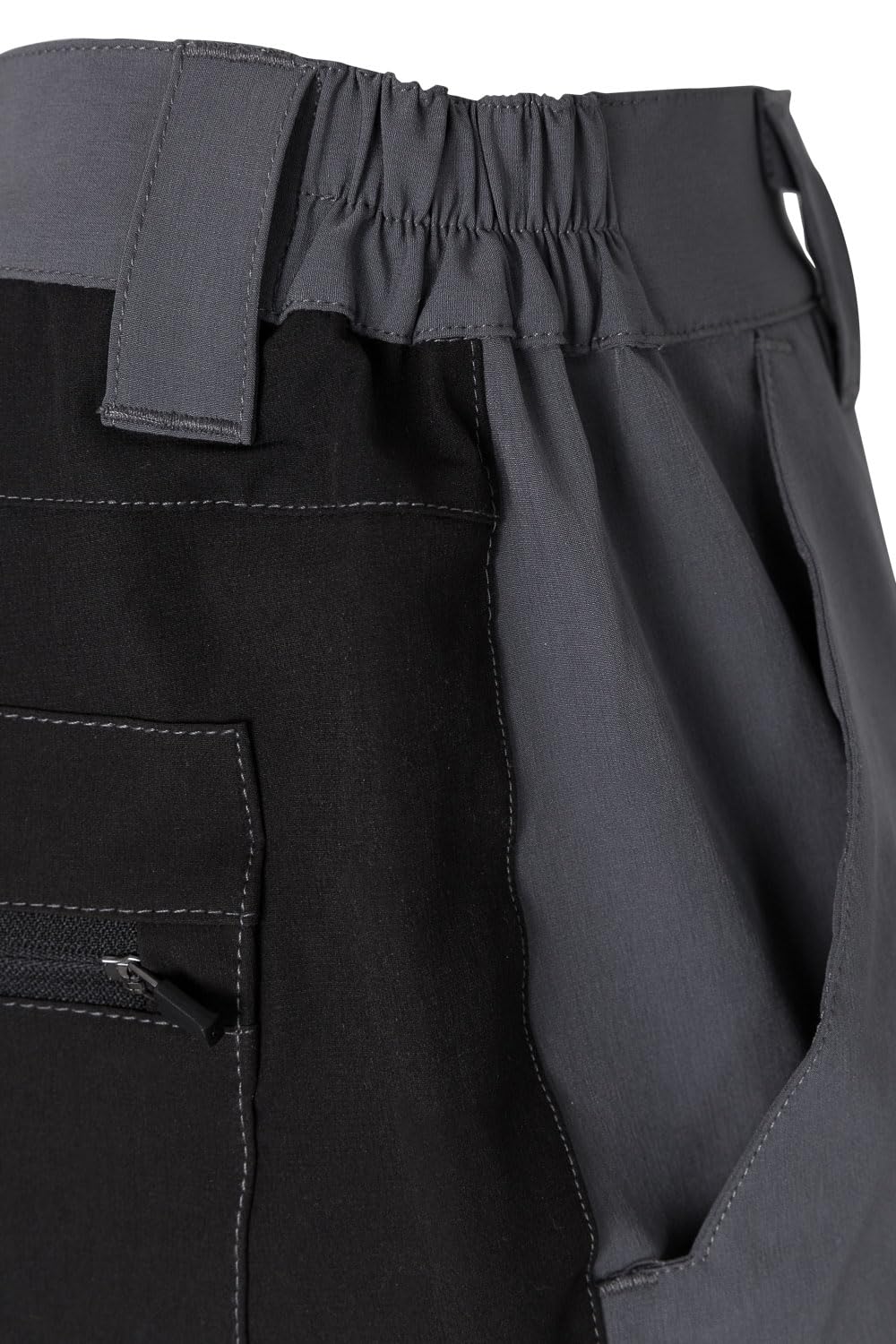 Velilla pantalón Trekking Multibolsillos; Color Gris y Negro