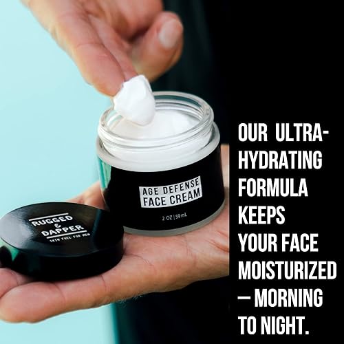 Miniatura 4 de RUGGED & DAPPER Age Defense - Crema facial y complejo de ojos Age Defense