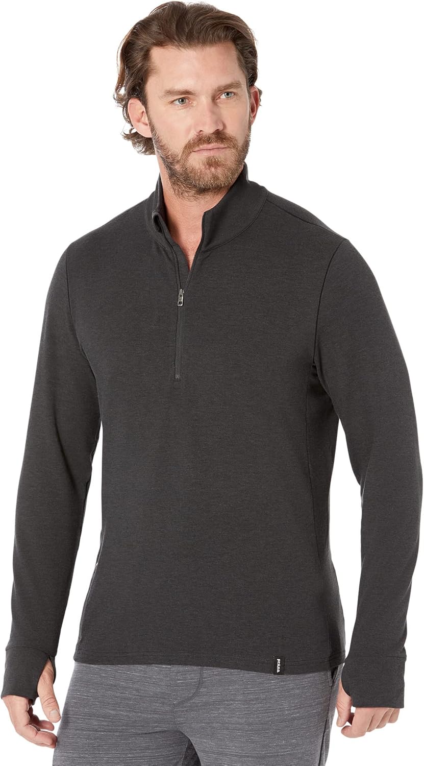 prAna Men's Altitude Tracker 1/4 Zip : Clothing, Shoes & Jewelry