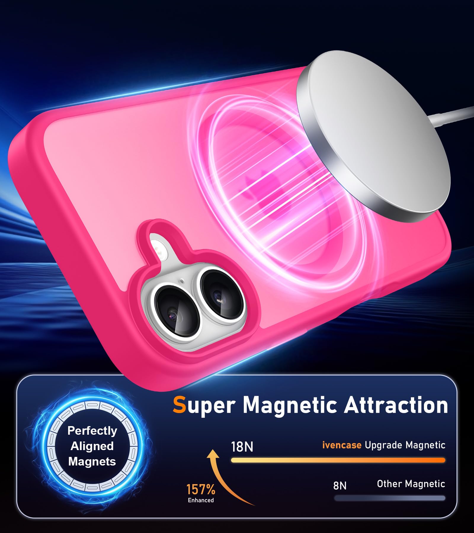 5 In 1 Magnétique Coque Pour IPhone 17 Avec 2 Verres Trempés