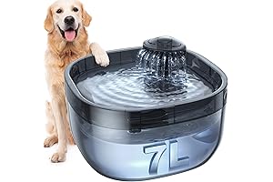 7L/1.8 Gal Dog Water Fountains For Large Dog, Provide Clean And Fresh Water