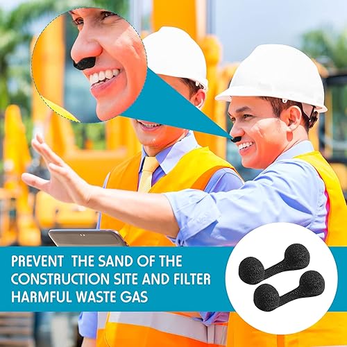 Miniatura 4 de 30 filtros de nariz desechables para bronceado en aerosol con esponja suave, filtro de nariz para bronceado sin sol con aerógrafo