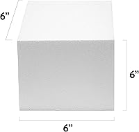 Vista 6 de Cuadrado para tartas, 6 x 6 x 6 pulgadas por Global Sugar Art