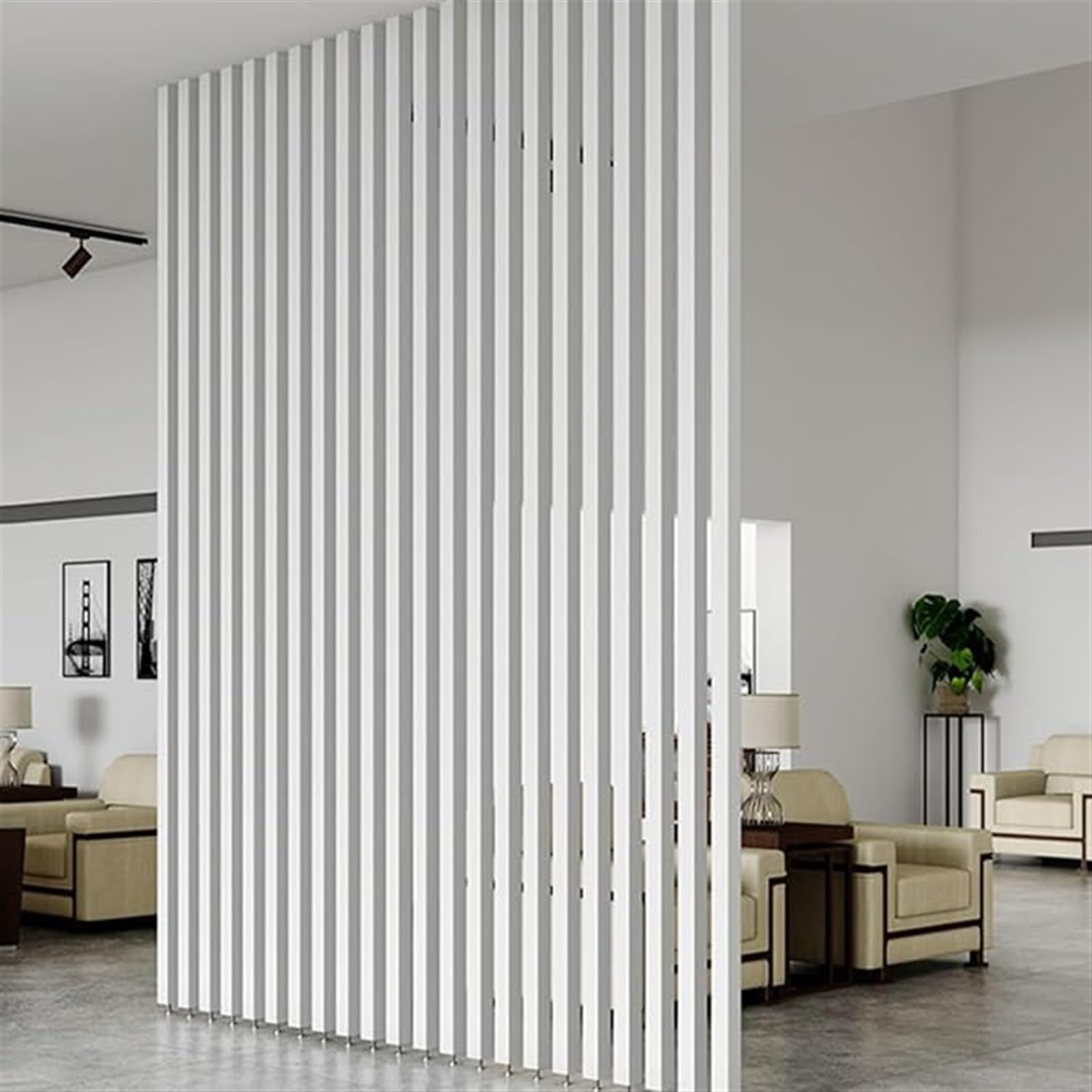 Pannelli divisori in legno bianco, confezione da 8 pezzi, per casa, ufficio, hotel, salone, altezza 70-240 cm, separatore di spazio