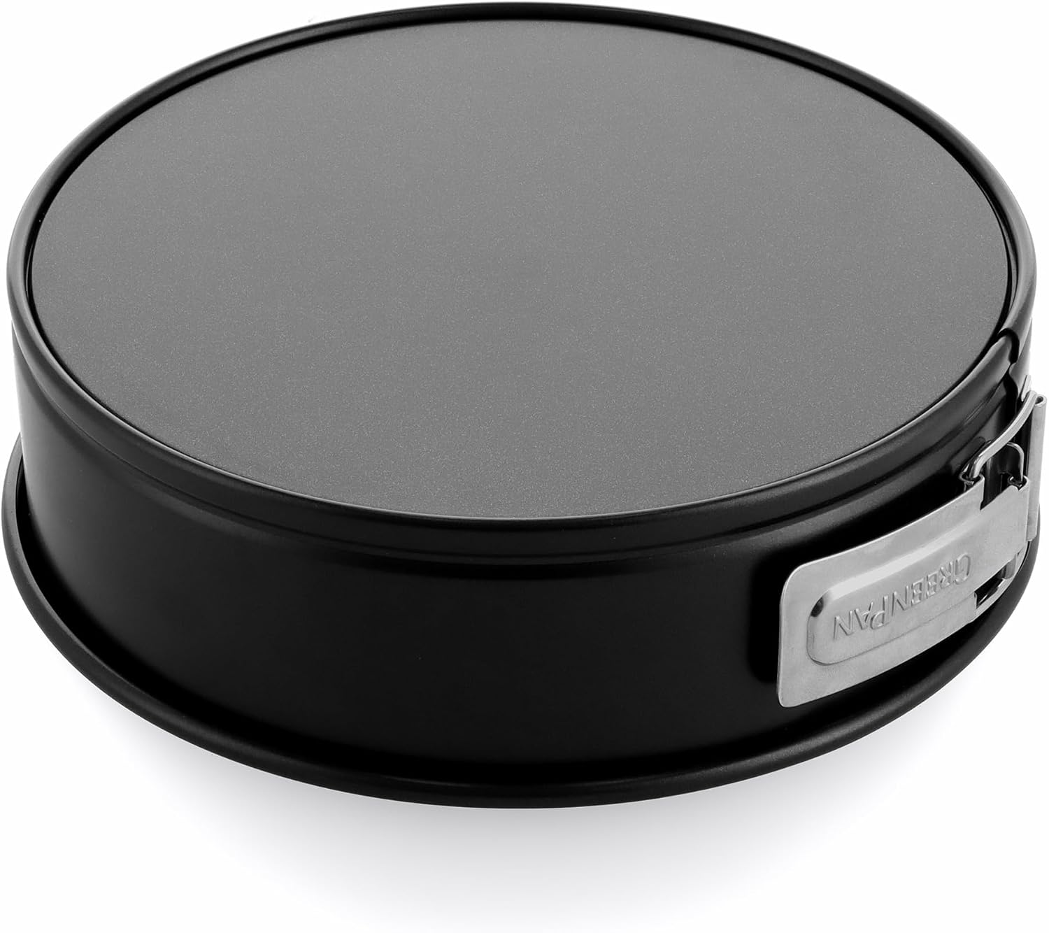 GreenPan Bistro Springform Cake Tin, Diameter 20 cm, Round Baking Tin, Healthy Ceramic Non-Stick Coating, PFAS-Free, Scratch-Resistant, Leak-Proof, Durable Bakeware, Easy to Clean, Black