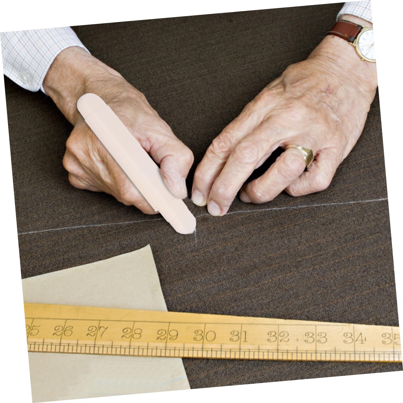 Lurrose 10pezzi Gessetti per Sarta Tessuto Gessetto per Cucire Utensile Essenziale per Marcatura Tessile Sicuro e Durevole per Abbigliamento e Artigianato