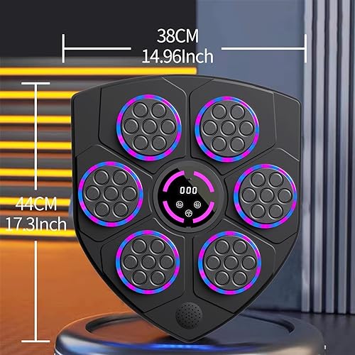 Miniatura 7 de 2025 Music Boxing Machine with Boxing Gloves, Smart Bluetooth Boxing Trainer, Boxing Wall Mount Machine for Adults Kids, Electronic Boxing Target